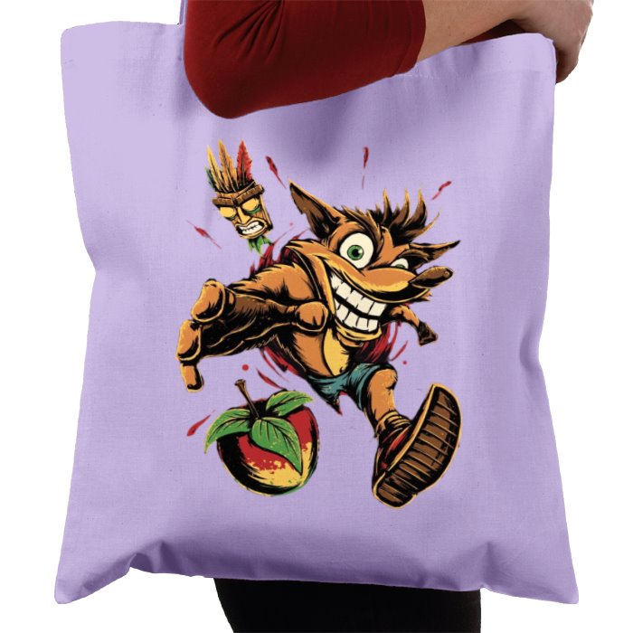 Crash Bandicoot Theme Tote Bag