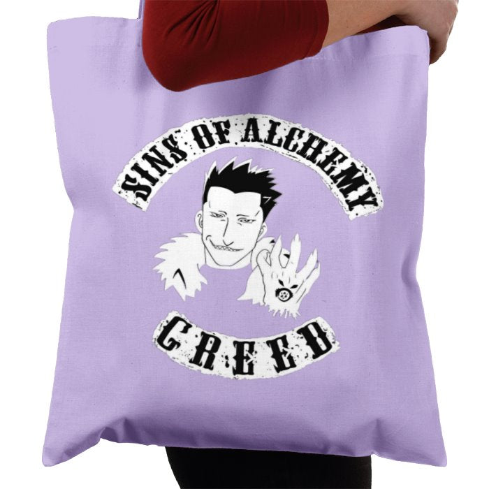 Full Metal Alchemist x Sons Of Anarchy - Sins Of Greed Tote Bag