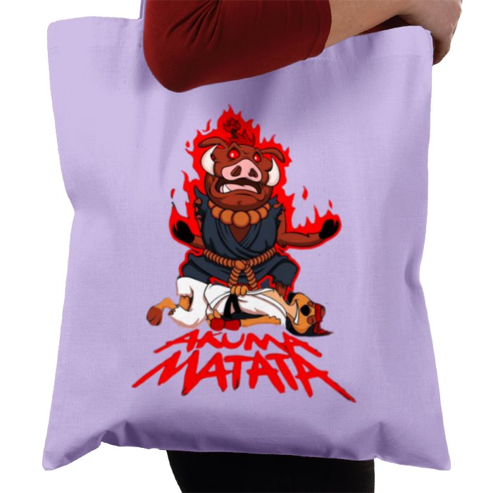 Timone & Pumba x Street Fighter - Akuma Mutata Tote Bag