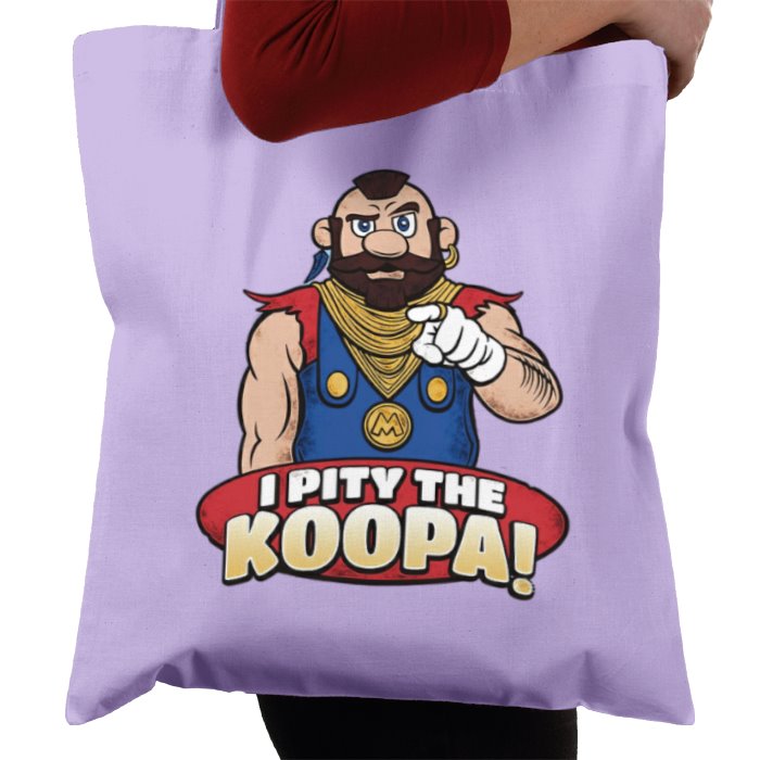 The A Team & Super Mario Bro's - I Pity The Koopa Tote Bag