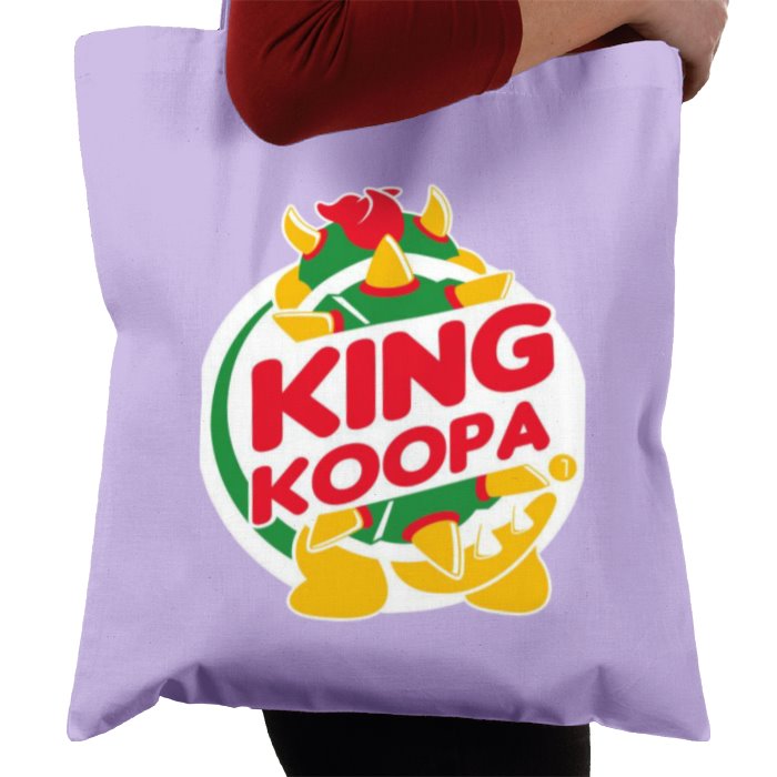 Super Mario Bro's & Burger King - King Koopa Tote Bag