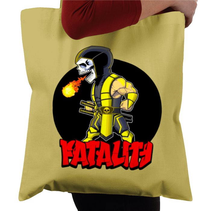 Mortal Kombat - Scorpion Fatality Tote Bag