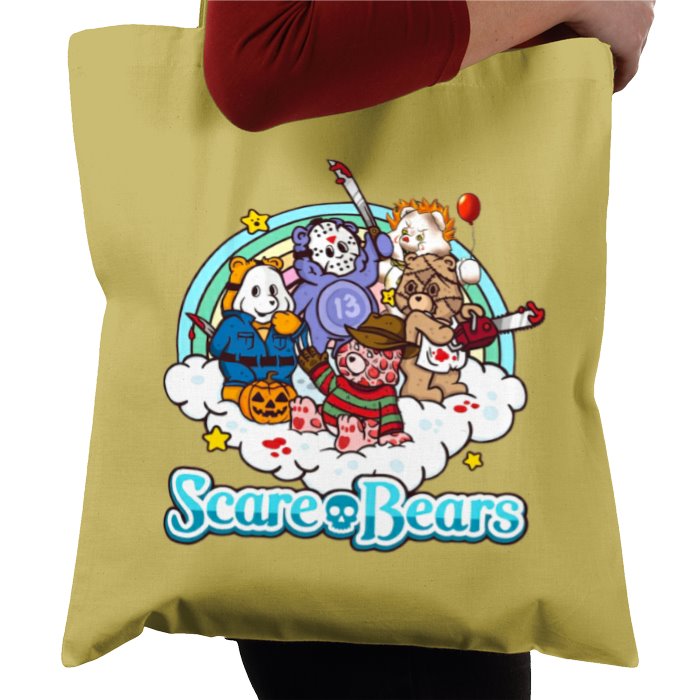 Scare Bears Tote Bag