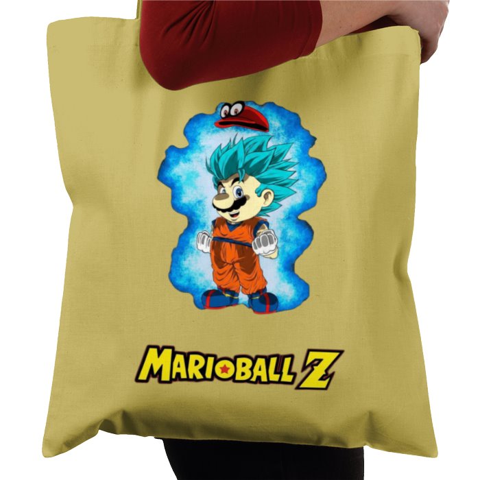 Super Mario Bro's x Dragonball Z - Super Saiyan Mario Tote Bag