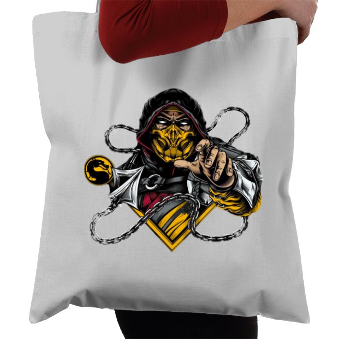 Mortal Kombat - Scorpion Wants You Tote Bag