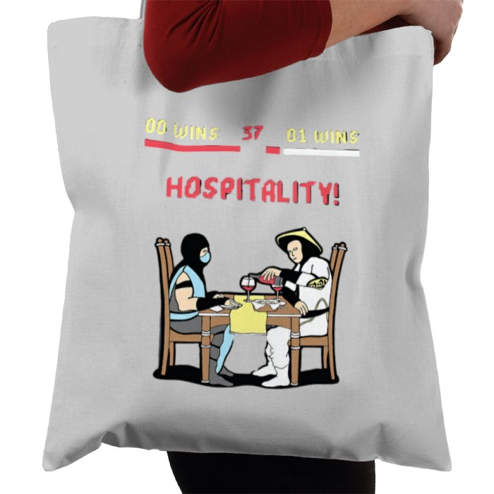 Mortal Kombat - Hospitality Wins Tote Bag