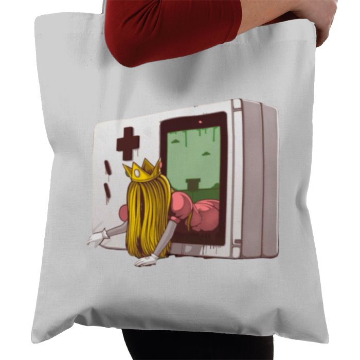 Nintendo Game Boy & Super Mario Bro's & The Ring - Princess Samara Tote Bag