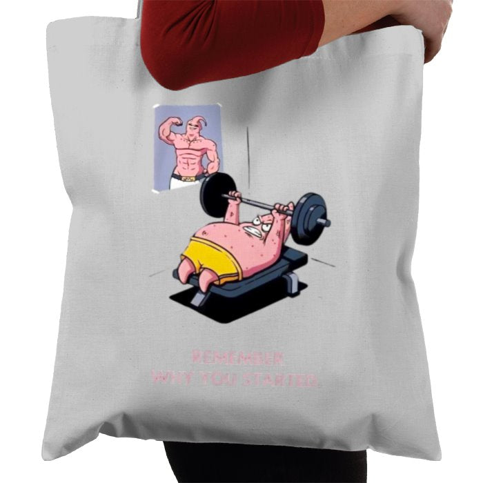 Dragonball Z x SpongeBob Square Pants - Why We Started Tote Bag