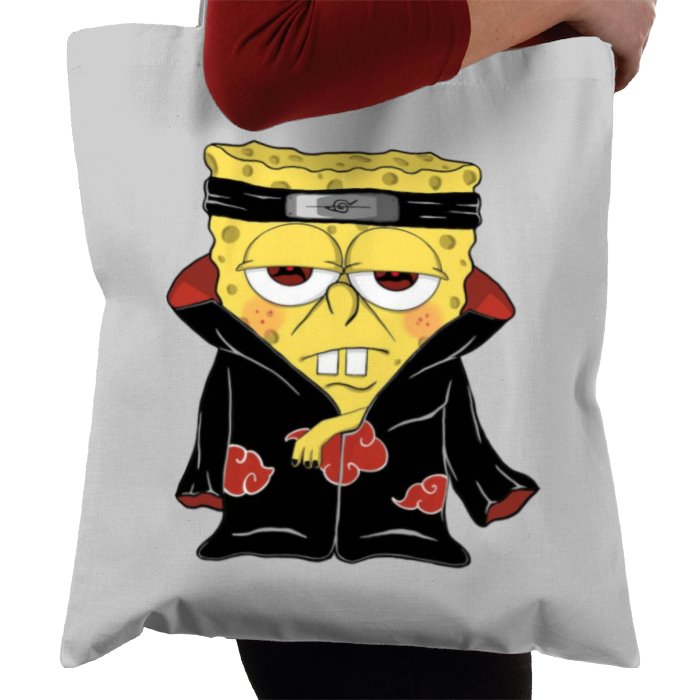 SpongeBob SquarePants & Naruto - SpongeBob Uchiha Tote Bag