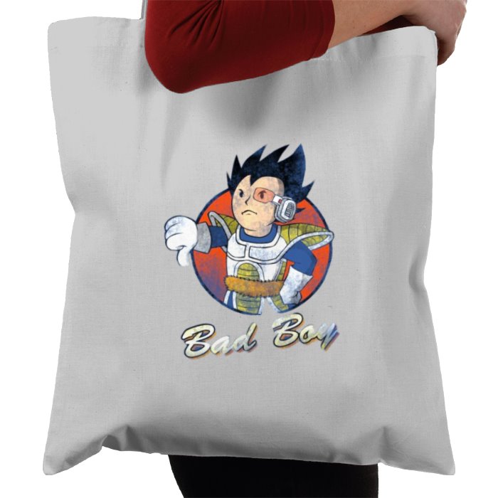 Dragonball Z x Fallout - Vegeta Bad Boy Tote Bag