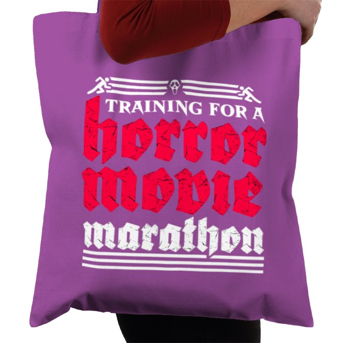 Horror Movie Marathon Tote Bag