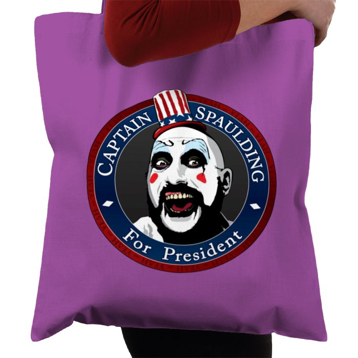 Captain Spaulding For President Tote Bag