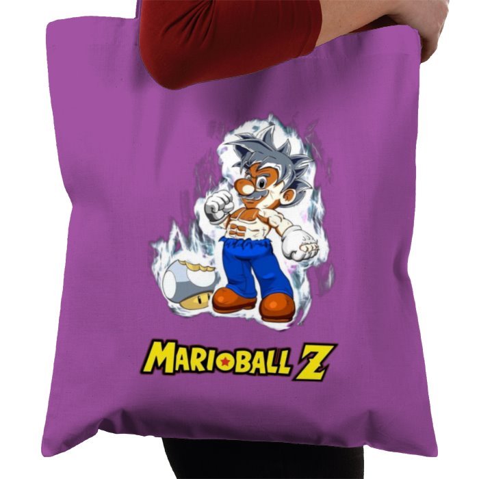 Super Mario Bro's x Dragonball Z - Ultra Instinct Mario Tote Bag