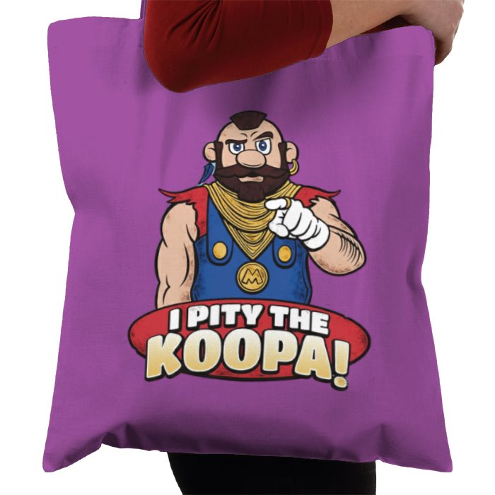 The A Team & Super Mario Bro's - I Pity The Koopa Tote Bag