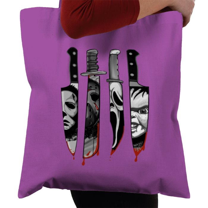 Horror Knifes Tote Bag