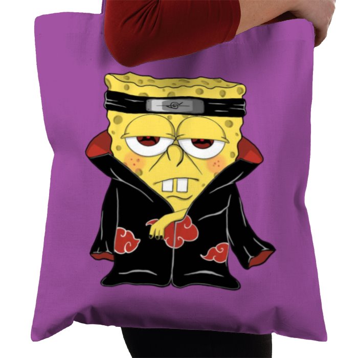 SpongeBob SquarePants & Naruto - SpongeBob Uchiha Tote Bag