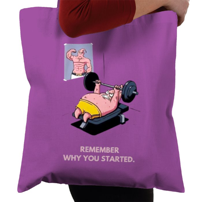 Dragonball Z x SpongeBob Square Pants - Why We Started Tote Bag