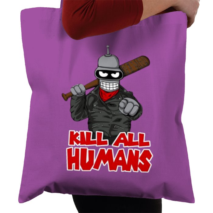 Futurama x The Walking Dead - Kill All Humans Tote Bag