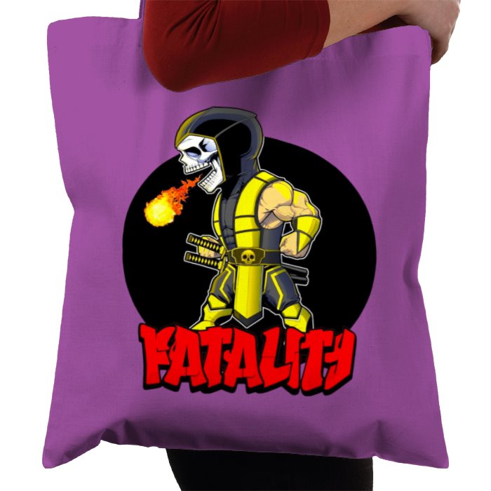 Mortal Kombat - Scorpion Fatality Tote Bag