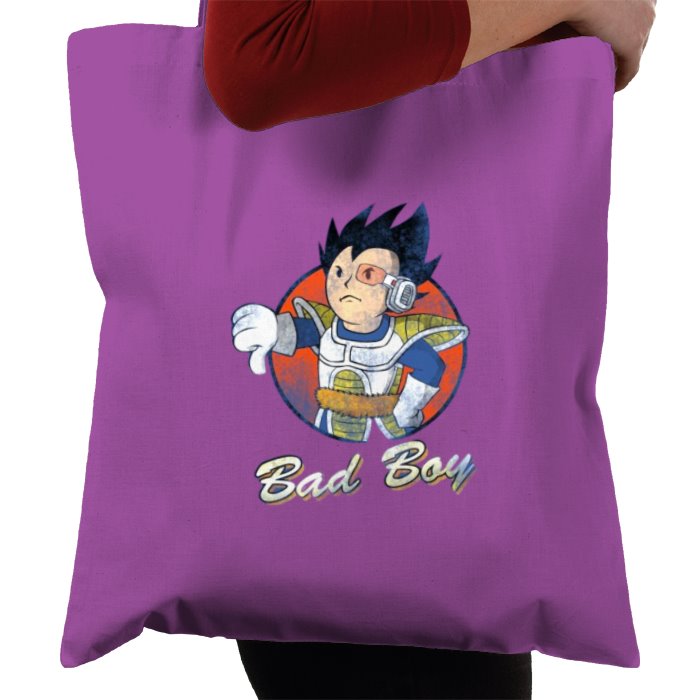 Dragonball Z x Fallout - Vegeta Bad Boy Tote Bag