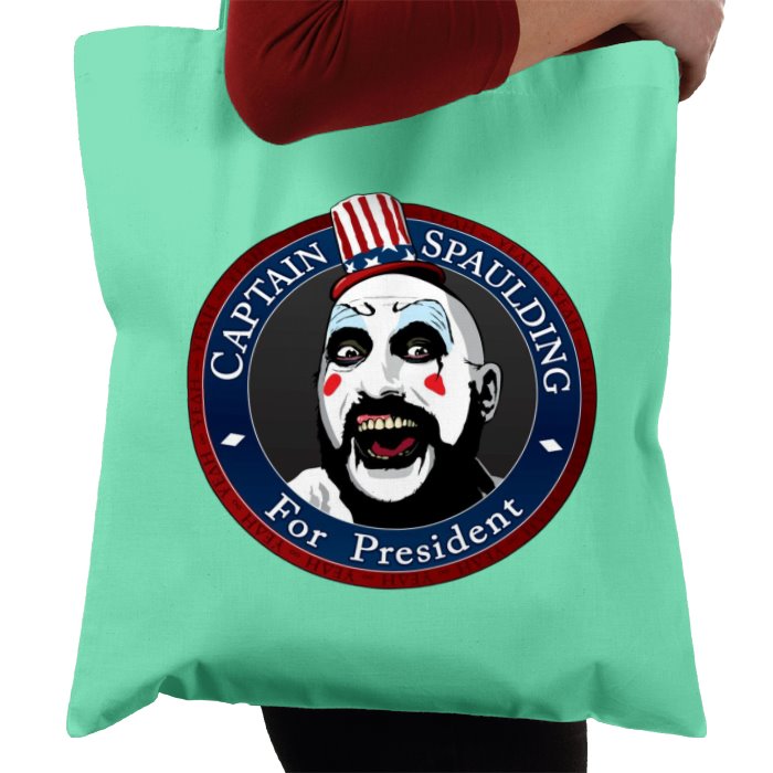 Captain Spaulding For President Tote Bag