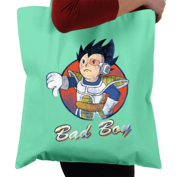Dragonball Z x Fallout - Vegeta Bad Boy Tote Bag
