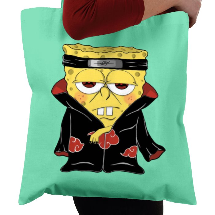 SpongeBob SquarePants & Naruto - SpongeBob Uchiha Tote Bag