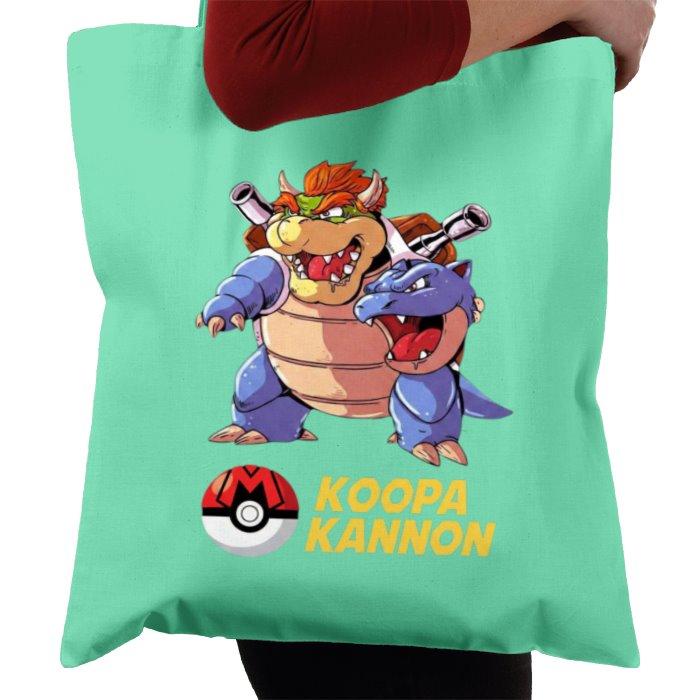 Super Mario Bro's x Pokémon - Koopa Kannon Tote Bag