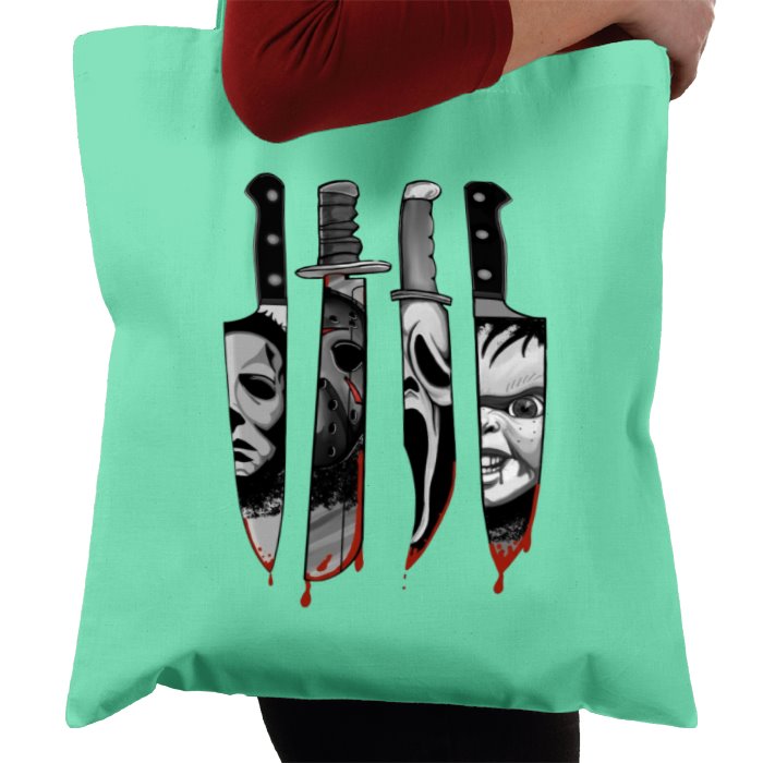 Horror Knifes Tote Bag