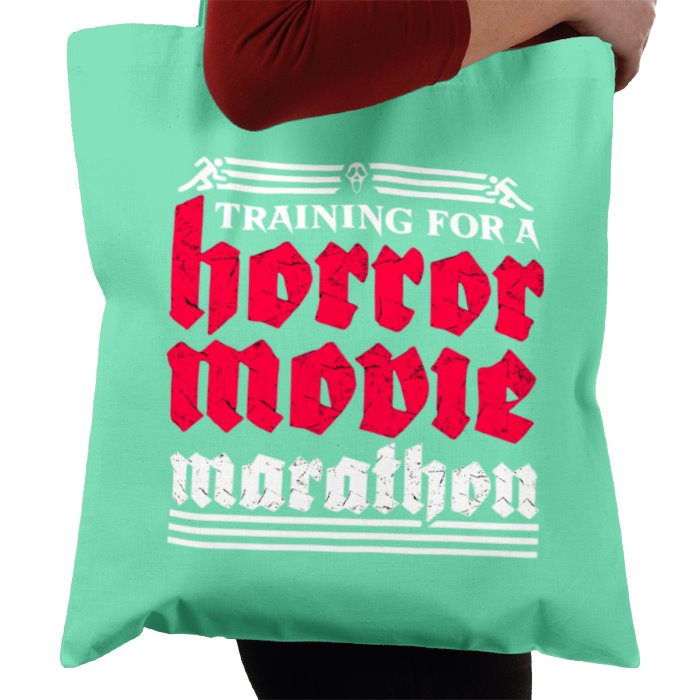Horror Movie Marathon Tote Bag