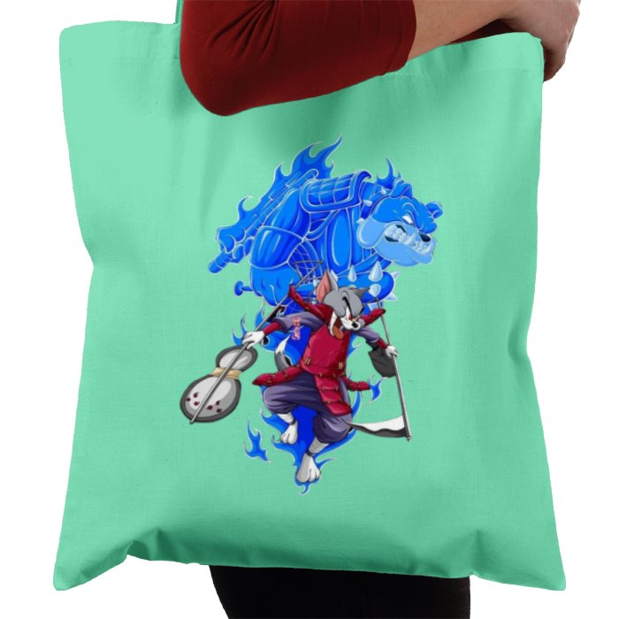 Tom & Jerry x Naruto - Tom/Madera Tote Bag