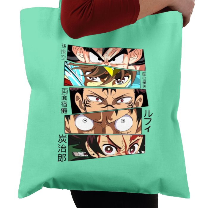 Anime Eyes Tote Bag