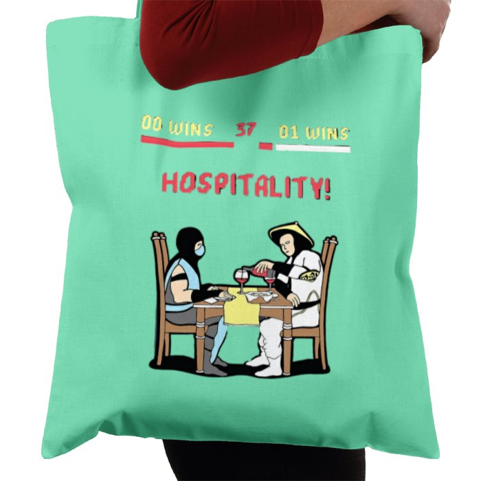 Mortal Kombat - Hospitality Wins Tote Bag