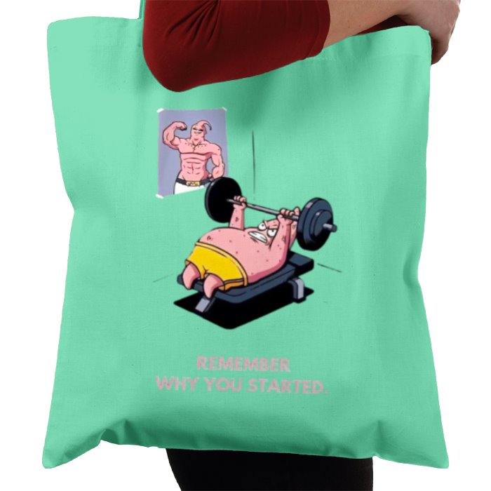 Dragonball Z x SpongeBob Square Pants - Why We Started Tote Bag