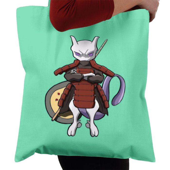 Pokémon & Naruto - Mewto/Madara Tote Bag