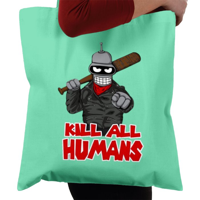 Futurama x The Walking Dead - Kill All Humans Tote Bag