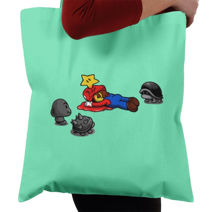 Super Mario Bro's - Game Over Tote Bag