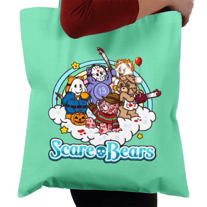 Scare Bears Tote Bag