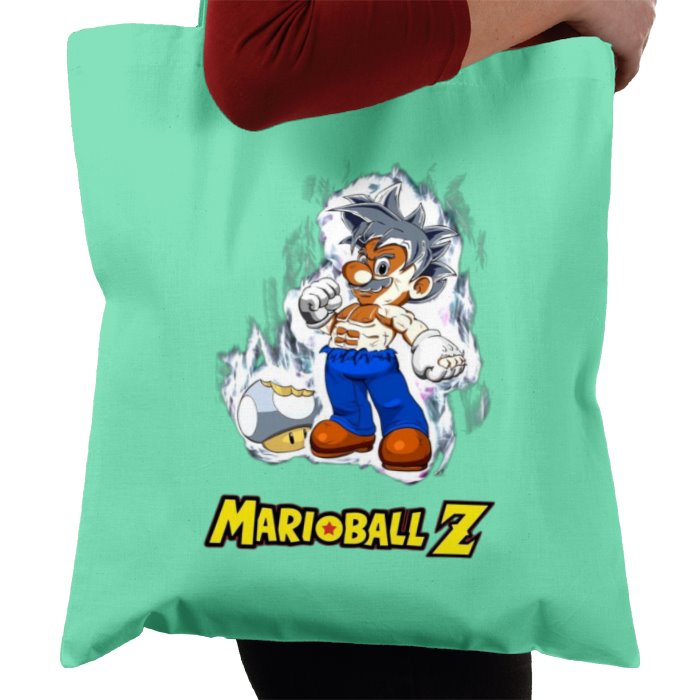 Super Mario Bro's x Dragonball Z - Ultra Instinct Mario Tote Bag