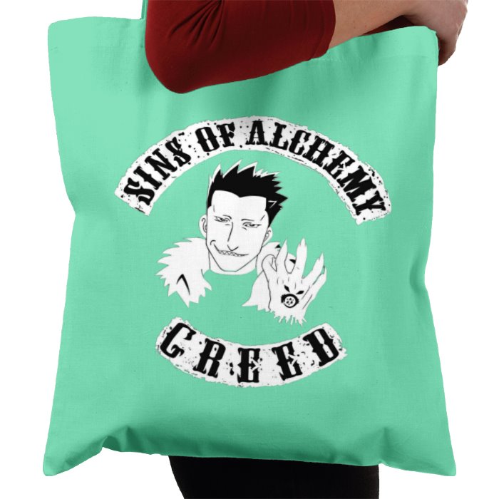Full Metal Alchemist x Sons Of Anarchy - Sins Of Greed Tote Bag
