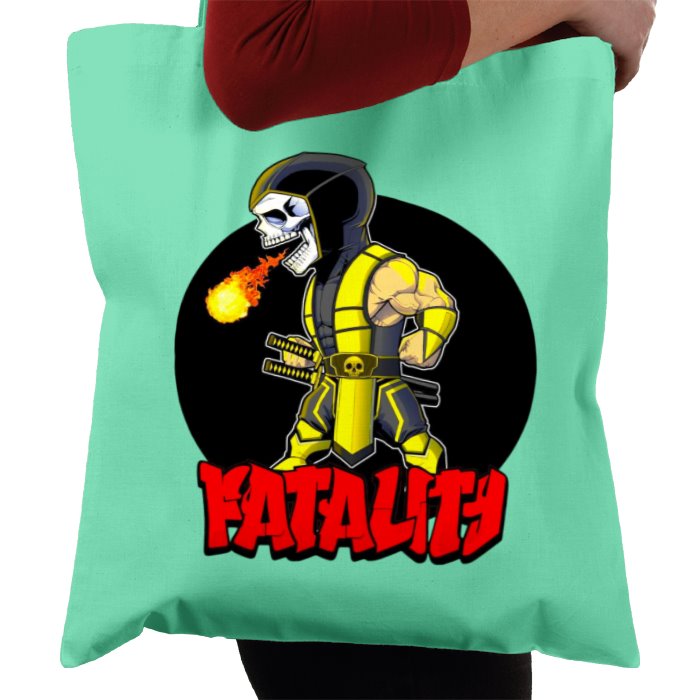 Mortal Kombat - Scorpion Fatality Tote Bag