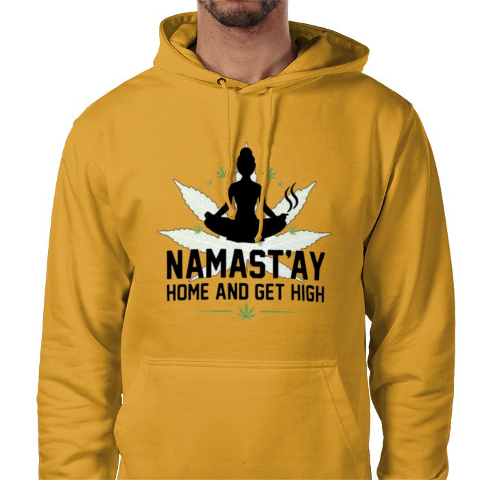 Namastay Home And Get High Hoodie