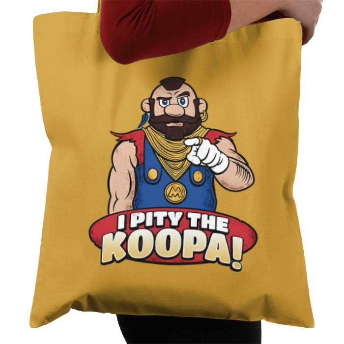 The A Team & Super Mario Bro's - I Pity The Koopa Tote Bag