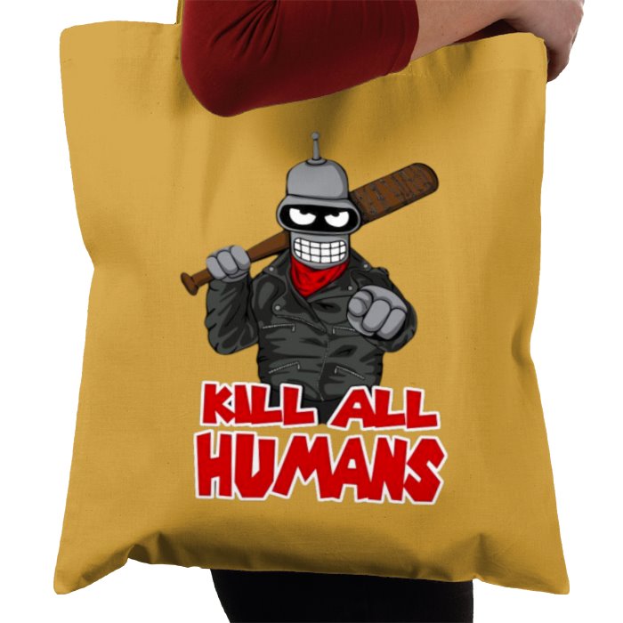 Futurama x The Walking Dead - Kill All Humans Tote Bag