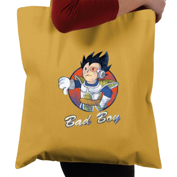 Dragonball Z x Fallout - Vegeta Bad Boy Tote Bag