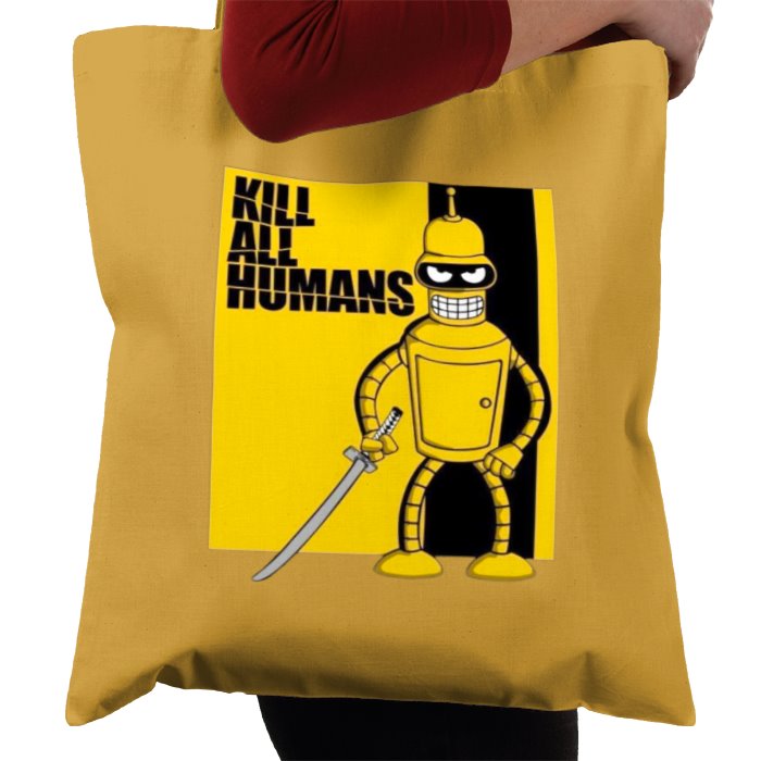 Futurama x Kill Bill - Kill All Humans Theme Tote Bag