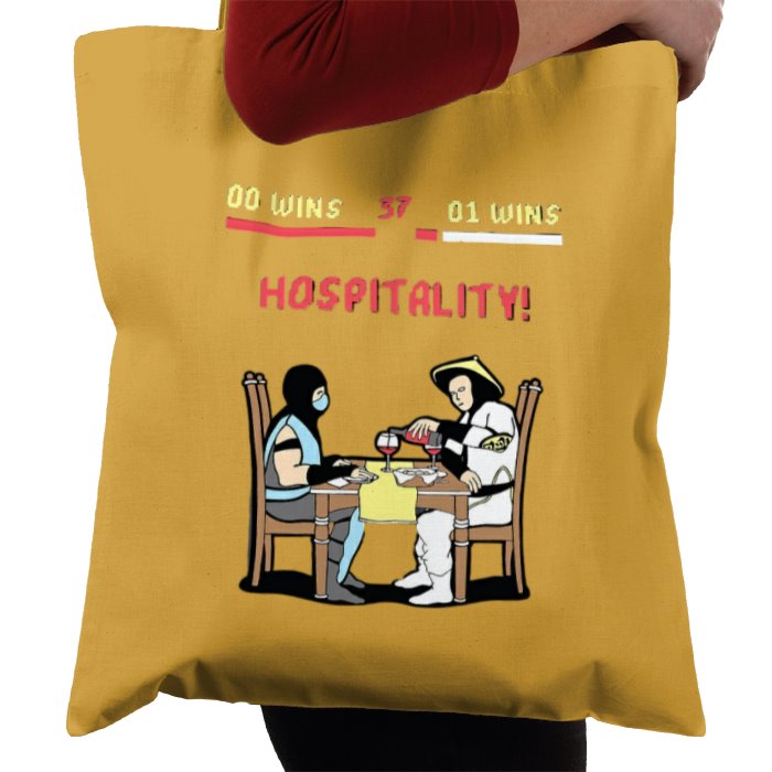 Mortal Kombat - Hospitality Wins Tote Bag