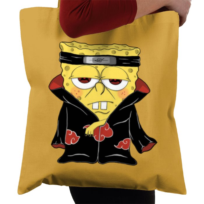 SpongeBob SquarePants & Naruto - SpongeBob Uchiha Tote Bag