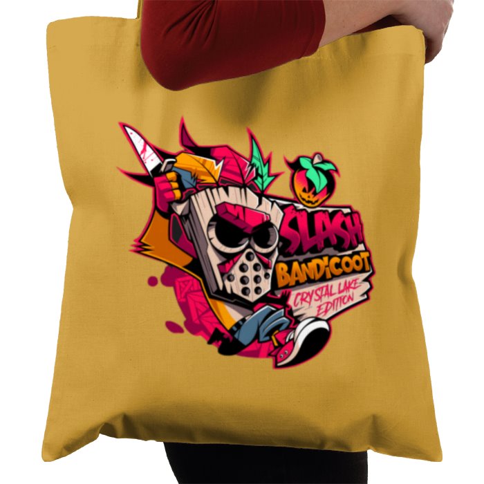 Crash Bandicoot & Friday 13th - Slash Bandicoot Tote Bag