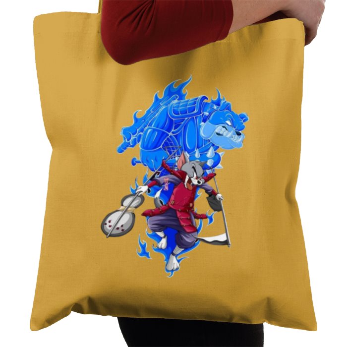 Tom & Jerry x Naruto - Tom/Madera Tote Bag
